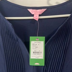 Lilly Pulitzer navy shirt (NWT)